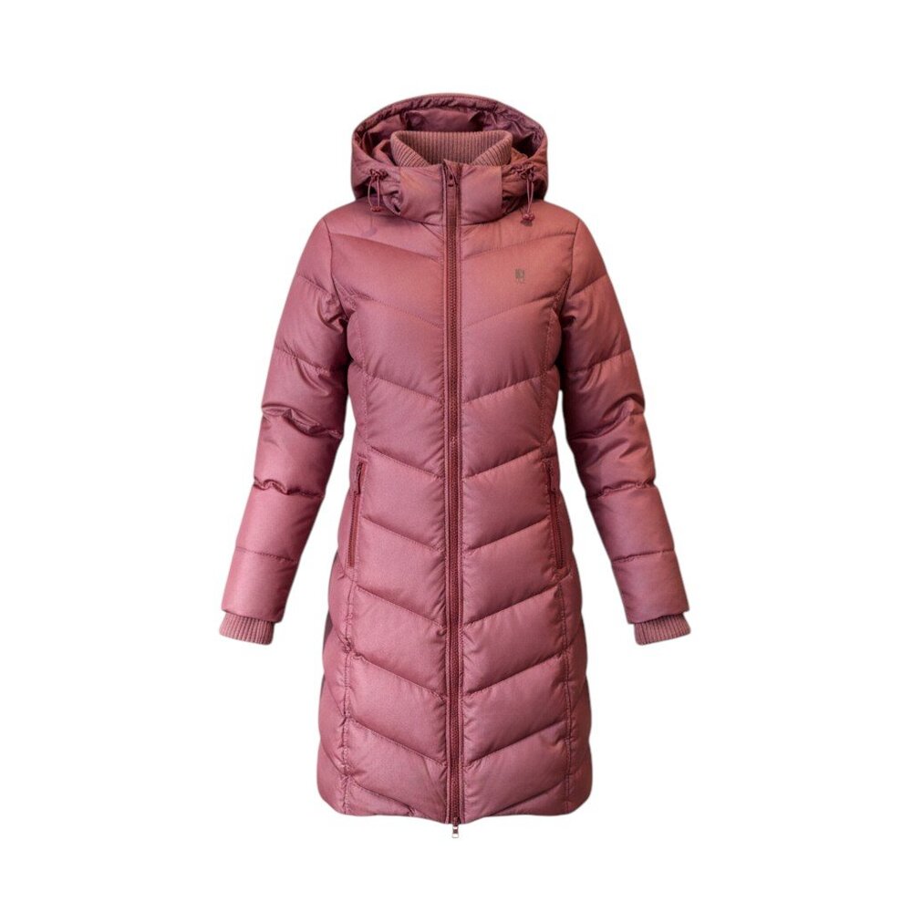 Brooklyn Industries Mauve Down Hooded Coat S